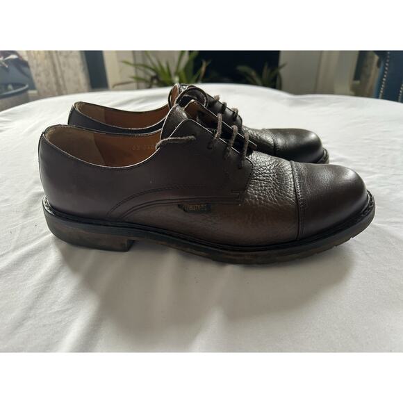 Mephisto Melchior Leather Cap Toe Lace Dress Shoes Mens Size 9 Brown Preppy main image 4